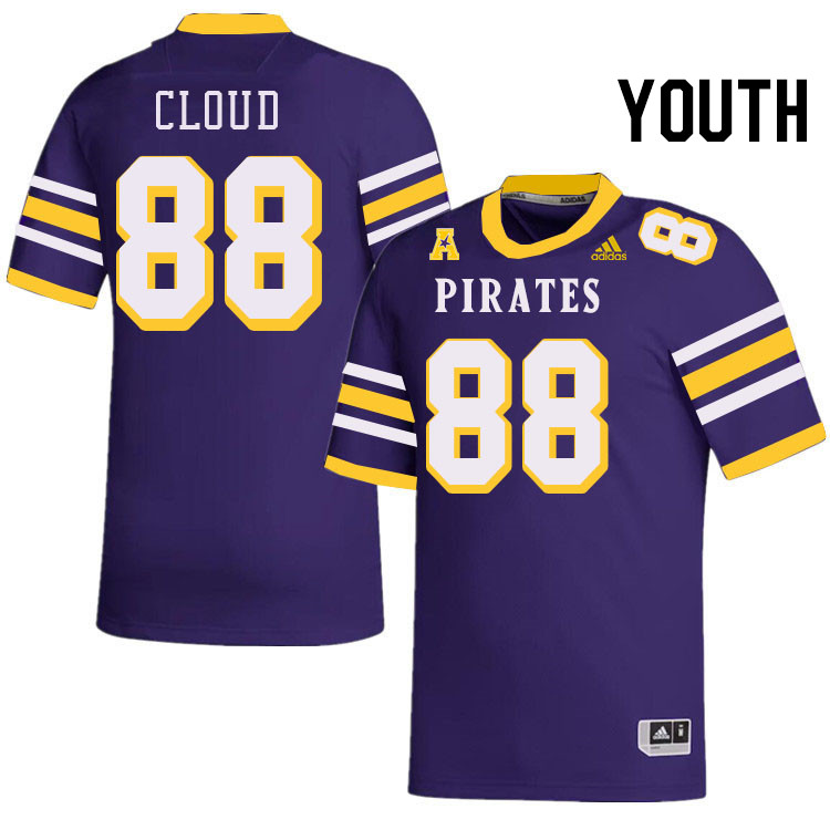 Youth #88 Trenton Cloud ECU Pirates College Football Jerseys Stitched-Throwback